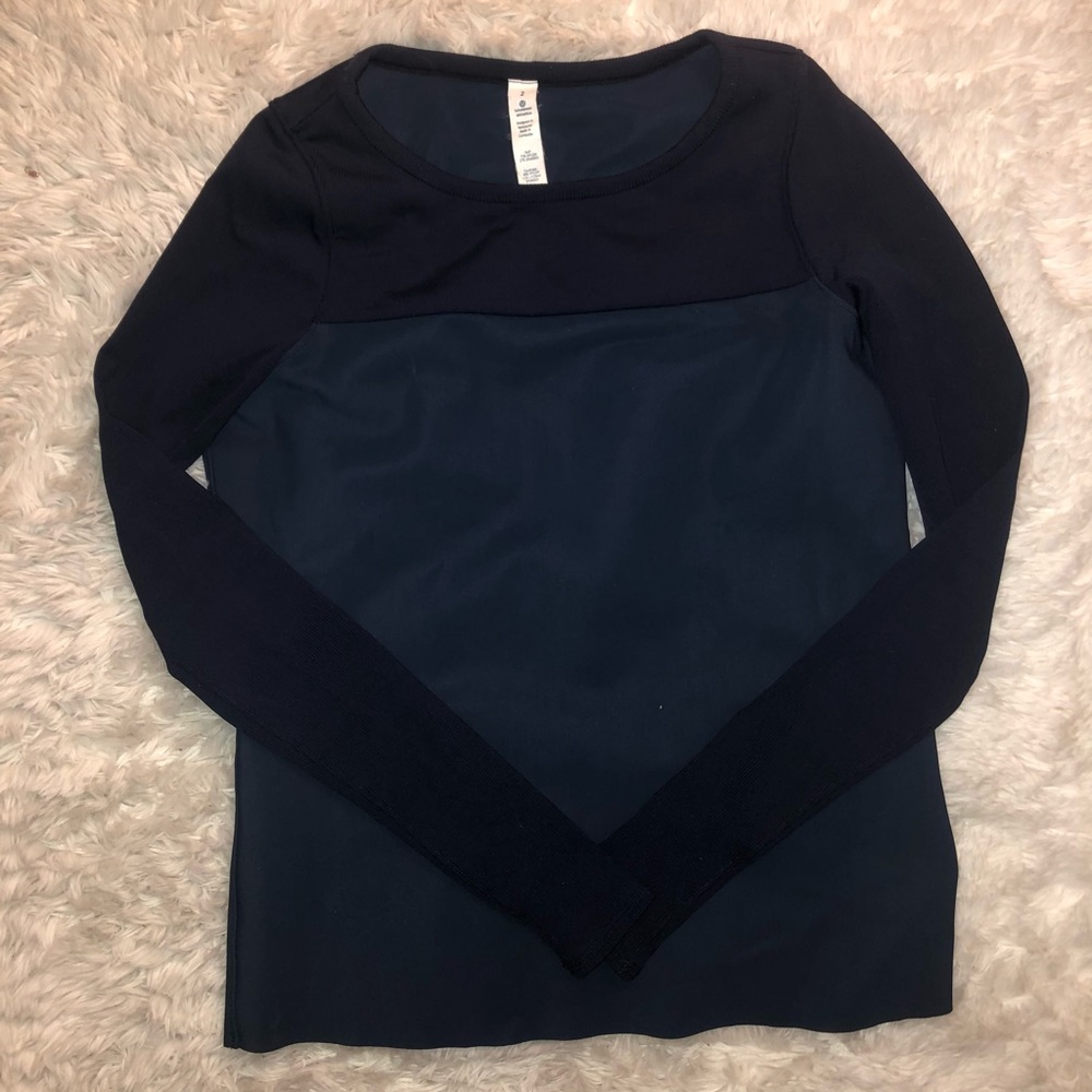 LuluLemon LongSleeve Navy Top